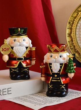 圣诞胡桃夹子摆件圣诞节士兵