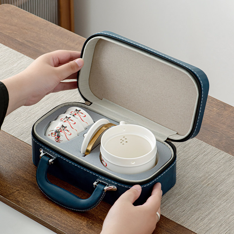 2025创新茶具套装家用高档羊脂玉陶瓷盖碗茶杯套装送礼伴手礼,淘宝优惠券,粉丝福利购,淘宝优惠卷