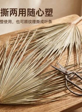 棕榈叶手工材料编织玩具蒲扇捆粽