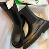 Thick sole inner heightening Martin boots for women slimming Chelsea boots