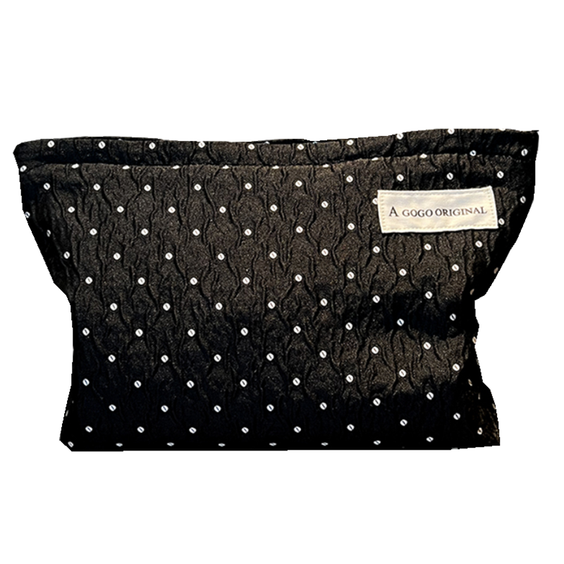 ins波点化妆包甜美便携旅行护肤品收纳袋手拎洗漱包内胆包内衣袋,淘宝优惠券,粉丝福利购,淘宝优惠卷