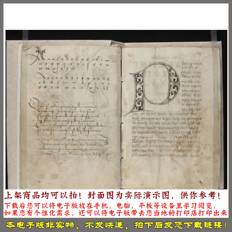 Scribal pattern book.Bock.Gregorius.中世纪文艺复兴时期 - 图2