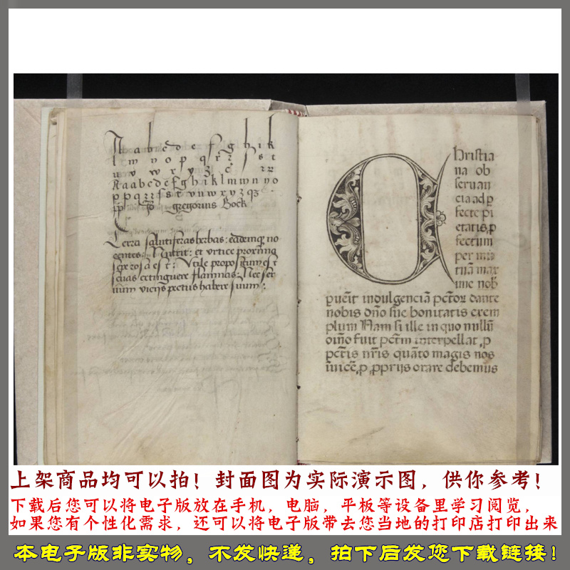 Scribal pattern book.Bock.Gregorius.中世纪文艺复兴时期 - 图3