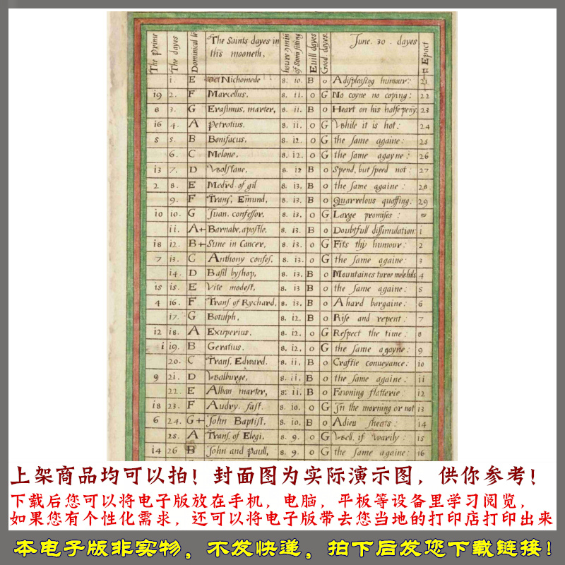 1608年托马斯特雷维廉汇编集-图2