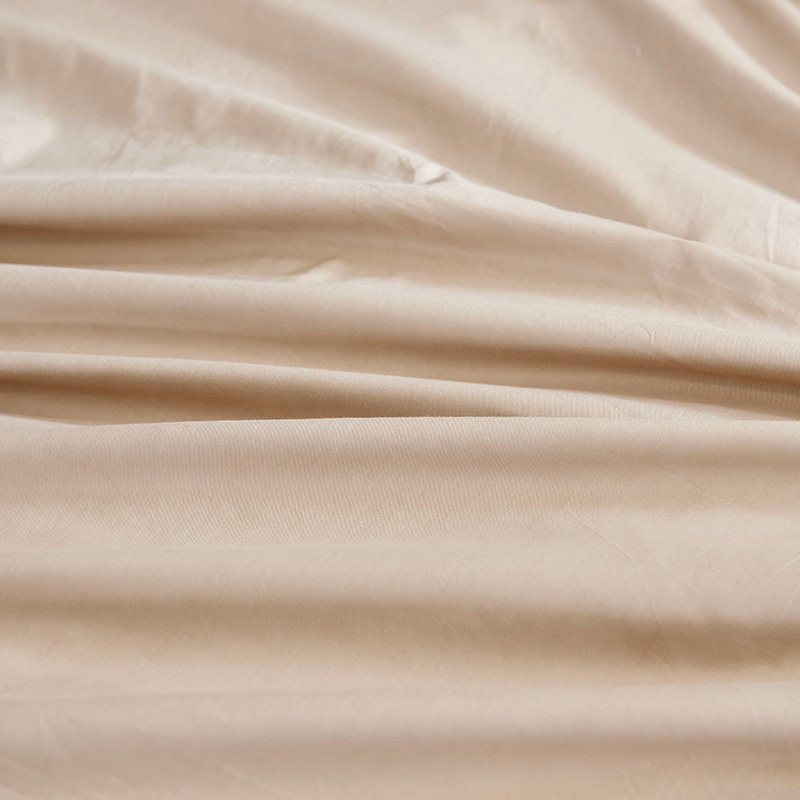 新品纯棉四件套全棉床裙床罩简约良品床单防滑床套公主风纯色被罩