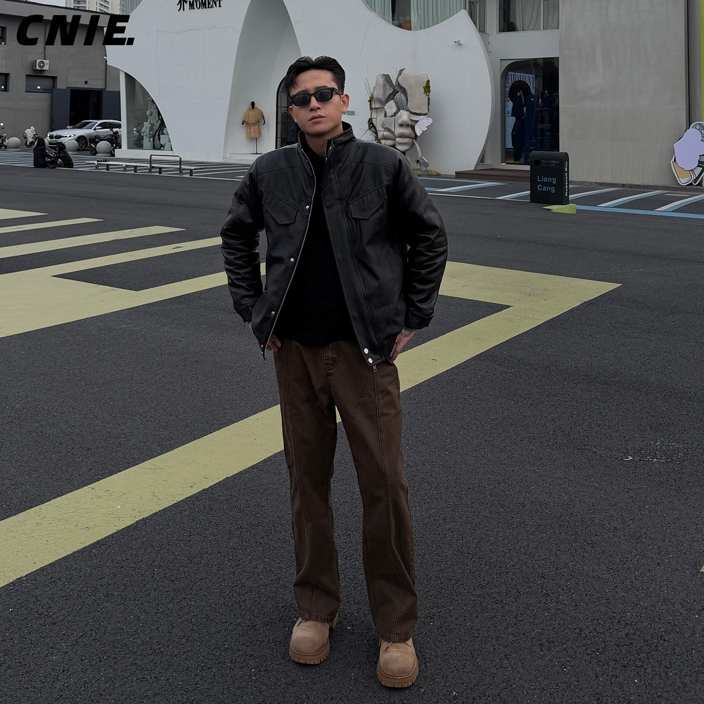 郑不凡CNIE凡越【重磅显高】小个子男装秋冬直筒工装裤长裤休闲裤,淘宝优惠券,粉丝福利购,淘宝优惠卷