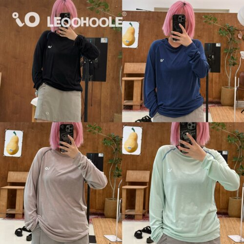 LEOOHOOLE | 哦哦乐 纸片薄莱塞尔吸湿透气长袖运动T恤防晒空调衫 - 图3