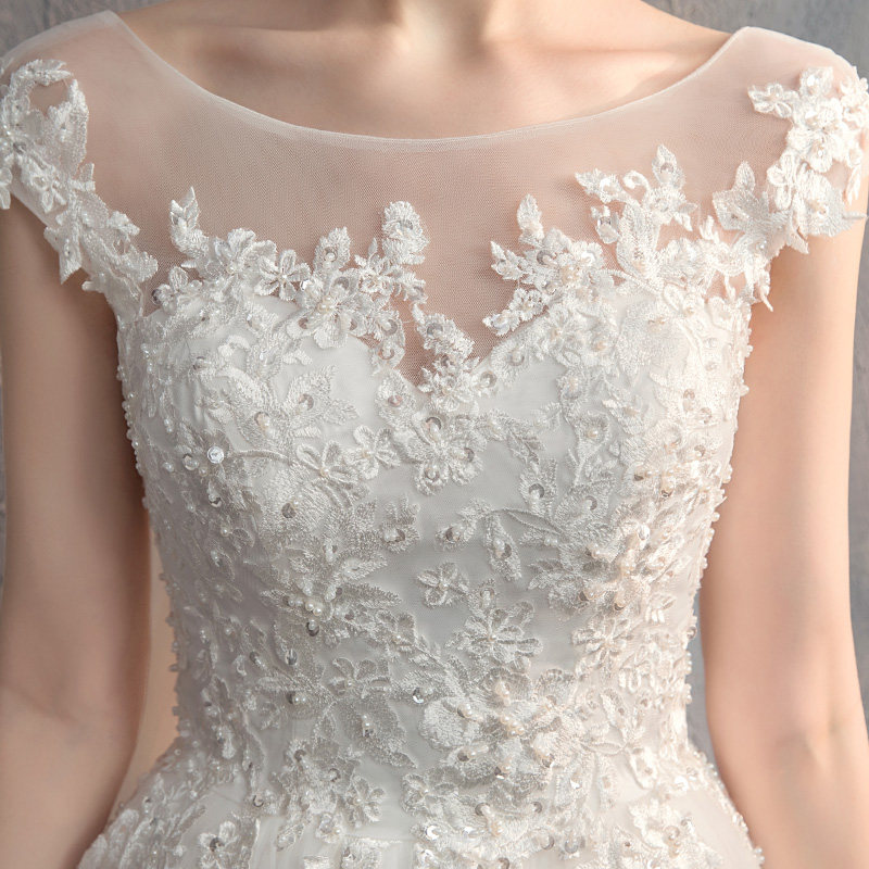 婚纱2020新款气质新娘女简约森系轻 皖裕婚纱