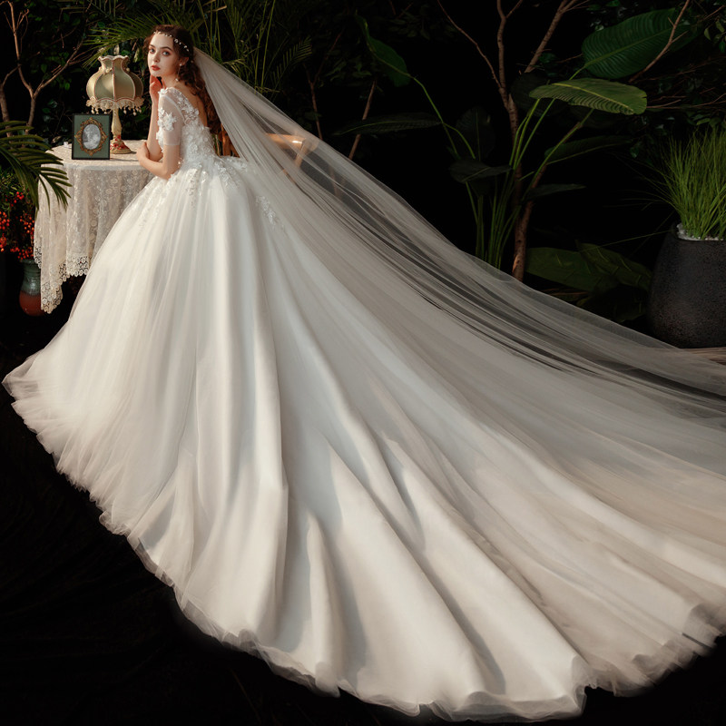 法式轻婚纱2020新款气质新娘女简约 皖裕婚纱