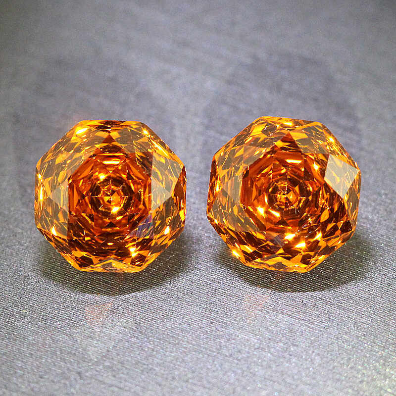 High precision cut Corolla rose cut Fanta stone loose stone