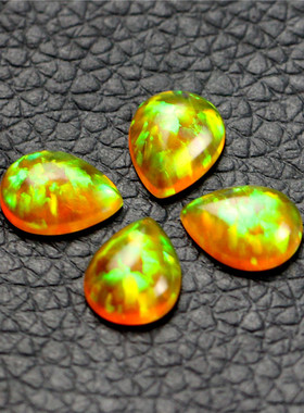 水滴形未镶嵌平底裸石戒面