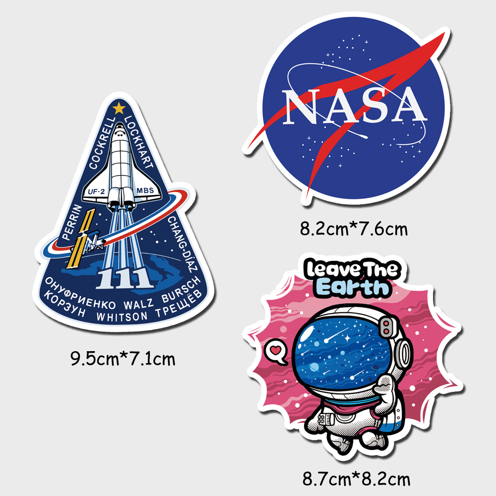 nasa航天飞机宇航员笔记本电脑行李箱贴纸ipad平板MacBook防水杯