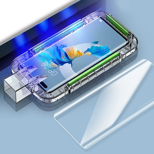 Подходит для Huawei Mate40pro, смягченная пленка Mate30e Pro Pro Mobile Plonm Full -Escreen Pull -Escreen Transparent Lopage Rs Baoshi Custerved Surface Pro+All -Inclusive M40POR40E против УФ -стеклянного стекла Surface Pro+