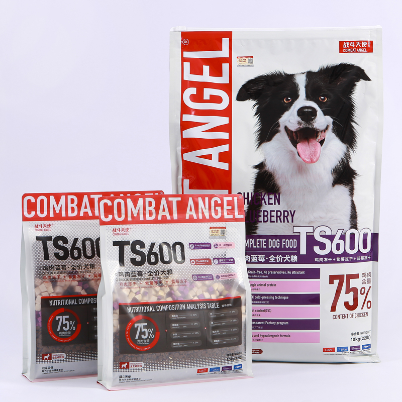 COMBAT ANGEL战斗天使TS600鸡肉蓝莓低敏狗粮法斗柯基天然粮10kg-图0