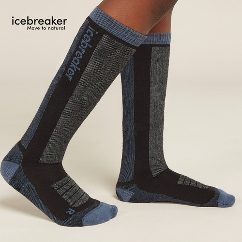 icebreaker可机洗美利奴羊毛儿童Ski+ Medium滑雪袜舒适户外运动 - 图2