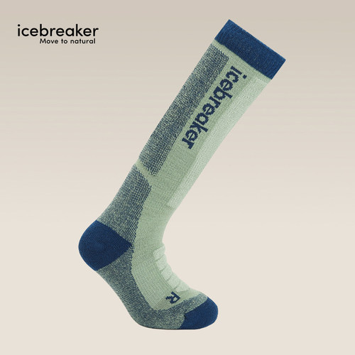icebreaker可机洗美利奴羊毛儿童Ski+ Medium滑雪袜舒适户外运动 - 图0