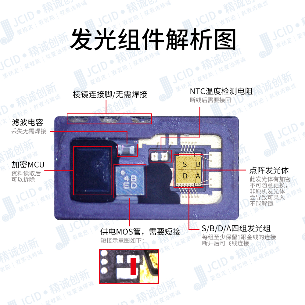 精诚点阵排线x xs 12 11 XR XSM 13promax 免拆修复面容i2c点阵排 - 图2