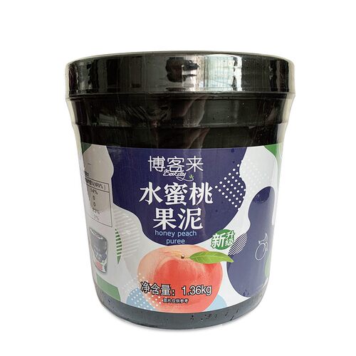 博客来水蜜桃果泥 果酱 1360g多种口味 奶茶甜品沙冰刨冰冲饮原料 - 图3