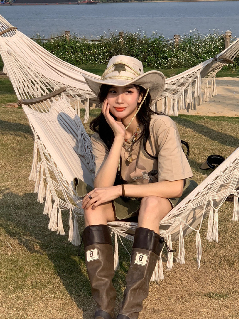 西部牛仔帽子男女复古遮阳防晒旅游帽子拍照摄影登山帽海边太阳帽,淘宝优惠券,粉丝福利购,淘宝优惠卷