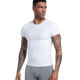 Men's chest corset, abdominal control, high-elasticity, tight-fitting, flesh-hiding artifact, short-sleeved body-shaping garment, third-generation belly-control corset