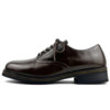 Niche British casual derby shoes square leather shoes for men and women