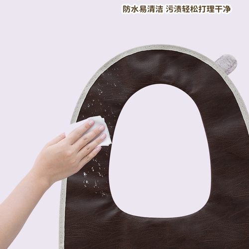 卡通马桶垫冬季加厚保暖毛绒坐垫通用拉链可水洗带提手 - 图3