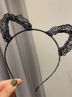 新款公主风发夹高级感秋季猫耳朵