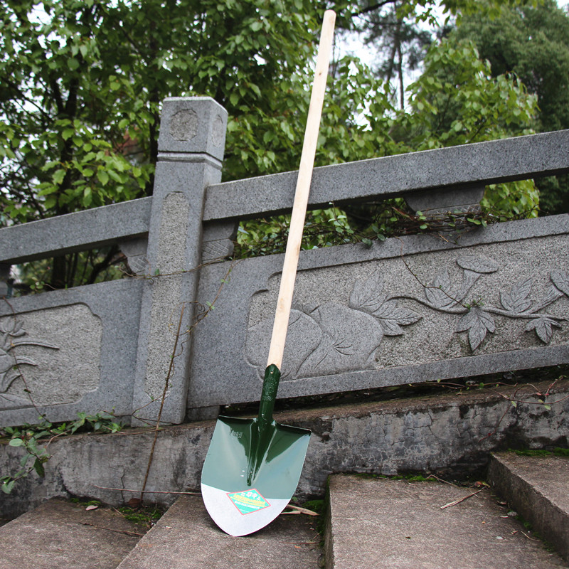 农用铁锹全钢加厚大铁铲种花锨挖土铲雪神器铲子园艺户外家用工具