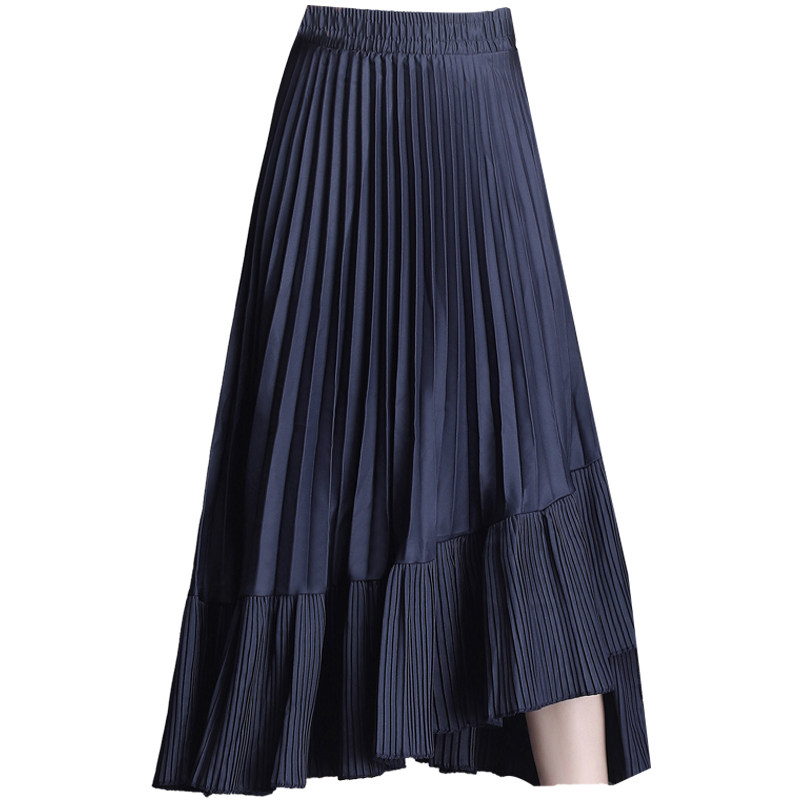 不规则秋冬中长款高腰显瘦半身裙 简蜜缇半身裙