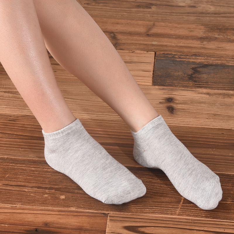 贞舒旗舰店棉袜子女士低帮短袜韩国学生浅口船袜低腰运动袜纯色百搭休闲袜潮1