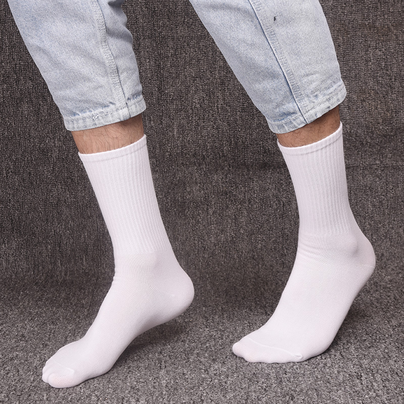 贞舒旗舰店白色棉袜子男士低帮浅口短袜潮牌ins女黑色中筒袜滑板长筒袜长袜0
