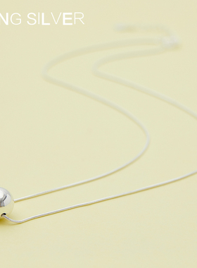 烽之银925银蛇骨链女可调节刻字