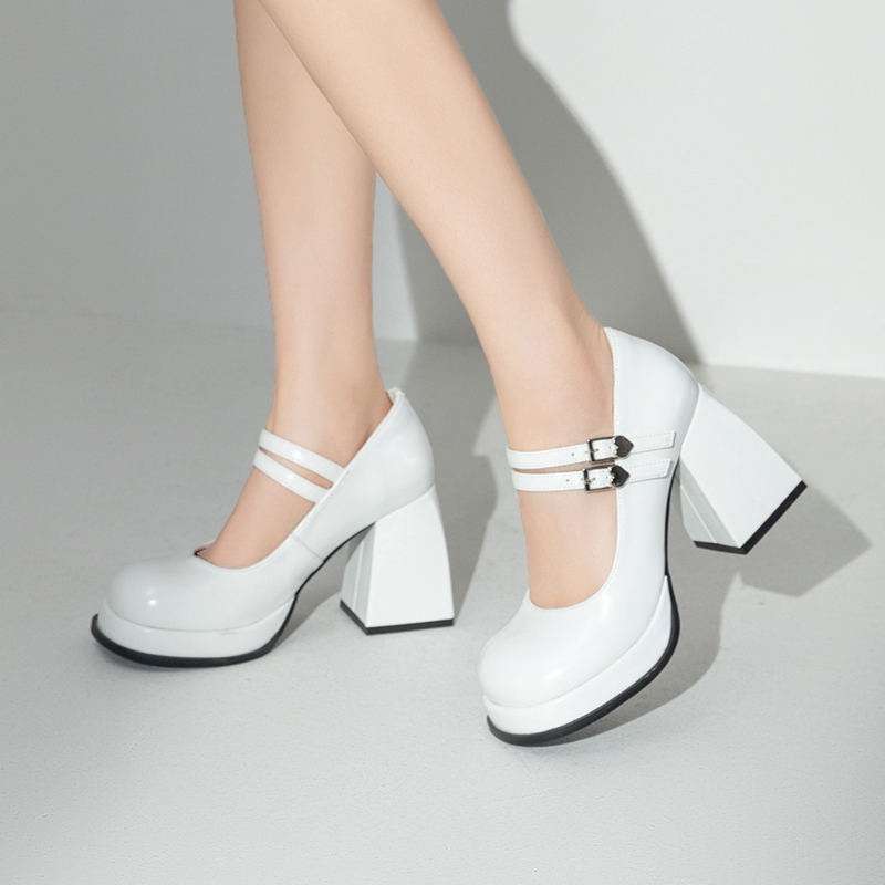 湘湘角色法式玛丽珍女鞋春夏高跟鞋圆头粗跟jk单鞋仙女风百搭鞋子,淘宝优惠券,粉丝福利购,淘宝优惠卷