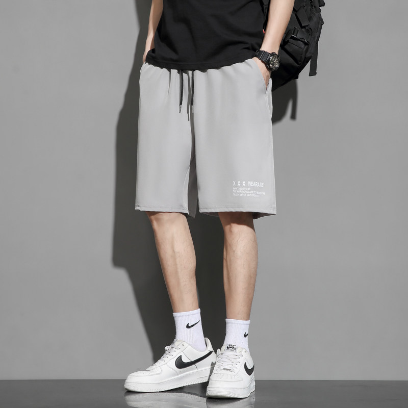 Sports shorts men's ice silk quick-drying summer five-point pants