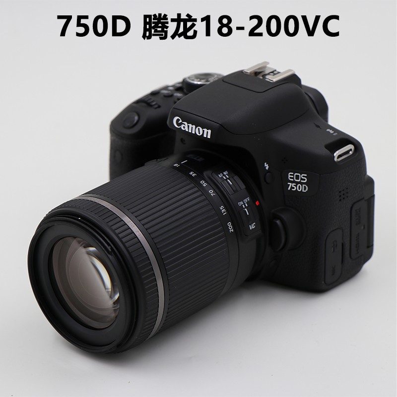 Canon/佳能 EOS 750D 高清单反相机专业WIFI 触摸旋转屏 摄影旅游 - 图0