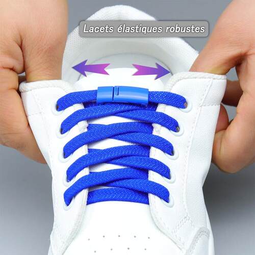 Magnetic Lock Shoelaces without ties Colorful Elastic Laces-图1