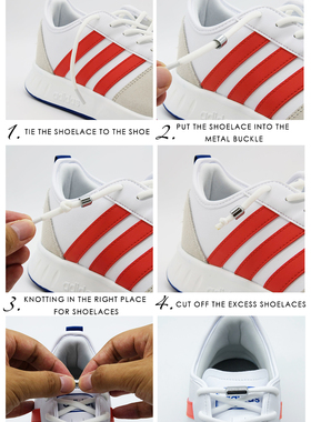 Elastic Shoe Laces Semicircle No Tie Shoelaces for Kids and