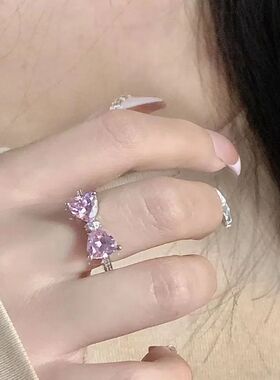 New Arrived Romantic Lovely Pink Bowknot Design Female Exqui