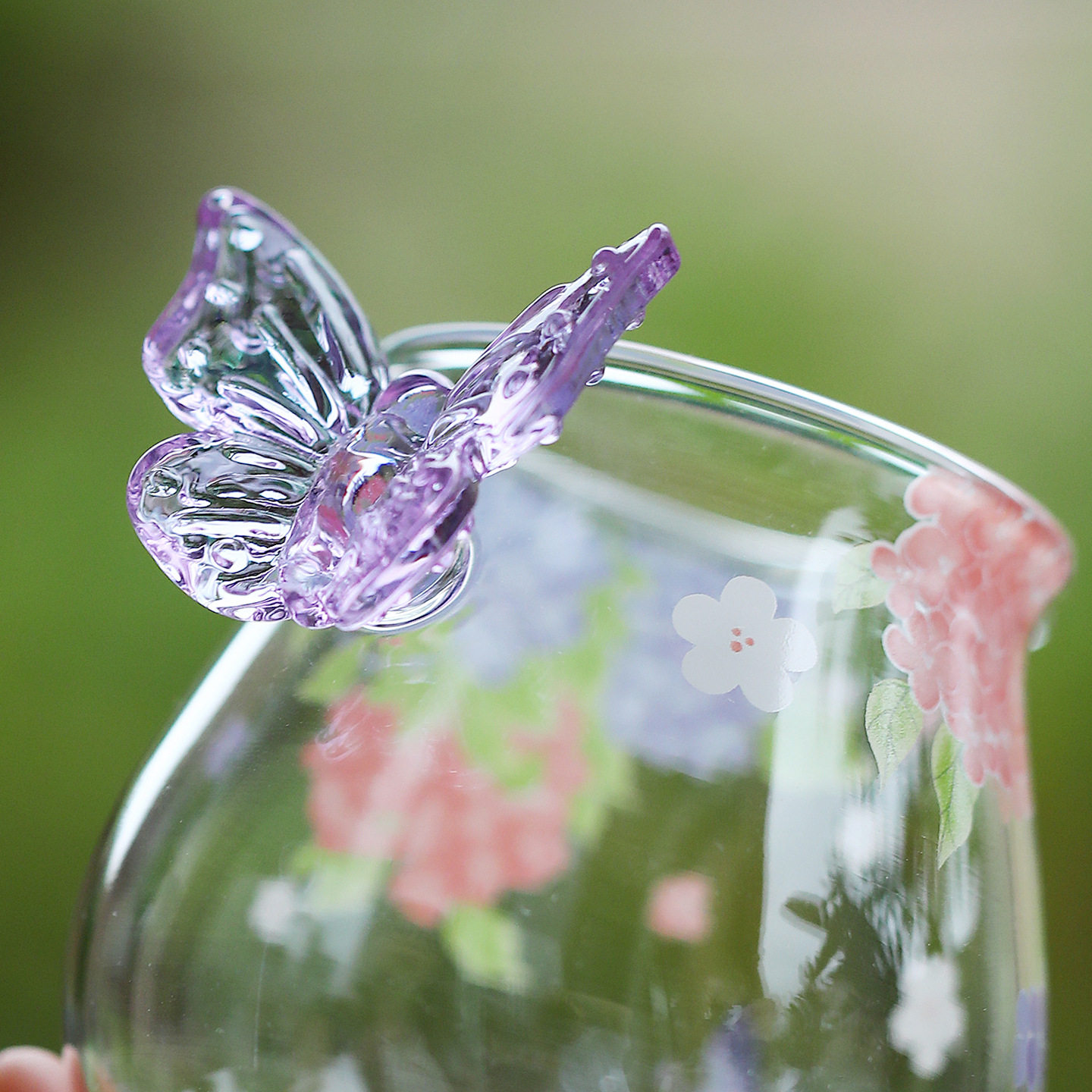 高硼硅蝴蝶玻璃公道杯新款贴花女士高档分茶器新款耐高温小容量,淘宝优惠券,粉丝福利购,淘宝优惠卷