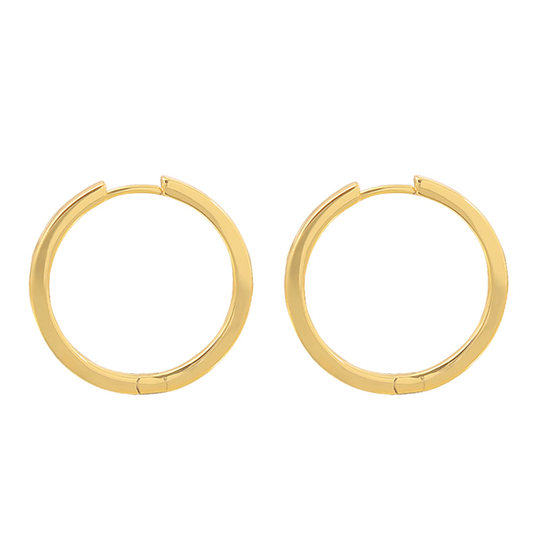 Vacuum thickened gold-plated simple and versatile anti-lost earring buckle
