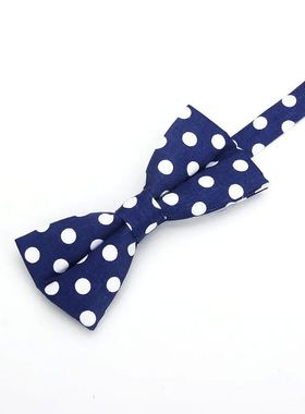 Brand New Men's100% Cotton Classic Polka Dot Bowtie For man
