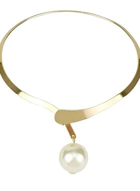 2026 Simple Water-wave Pearl Necklace For Women Charming Big