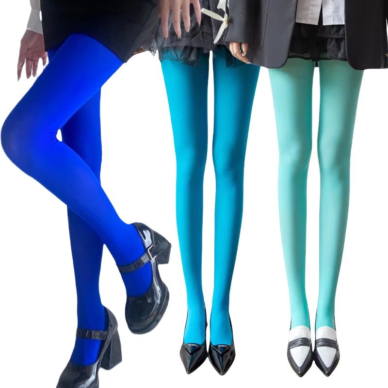 2025 New Spring Women's 80D Denier Velvet Opaque Tights Ladi - 图0