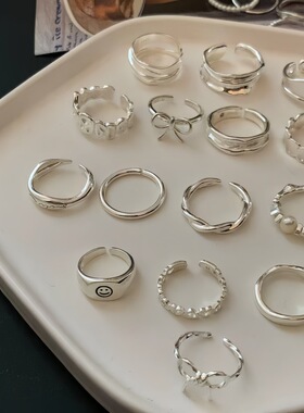Ring Female Year Style High Sense Does Not Fade Food Finger