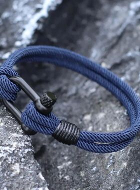 Hiphop Men Stainless Steel Bracelet with Detachable Buckle N