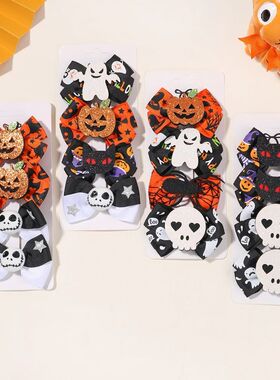 Halloween Accessories Hairpin Children Funny Bow Hairclip De