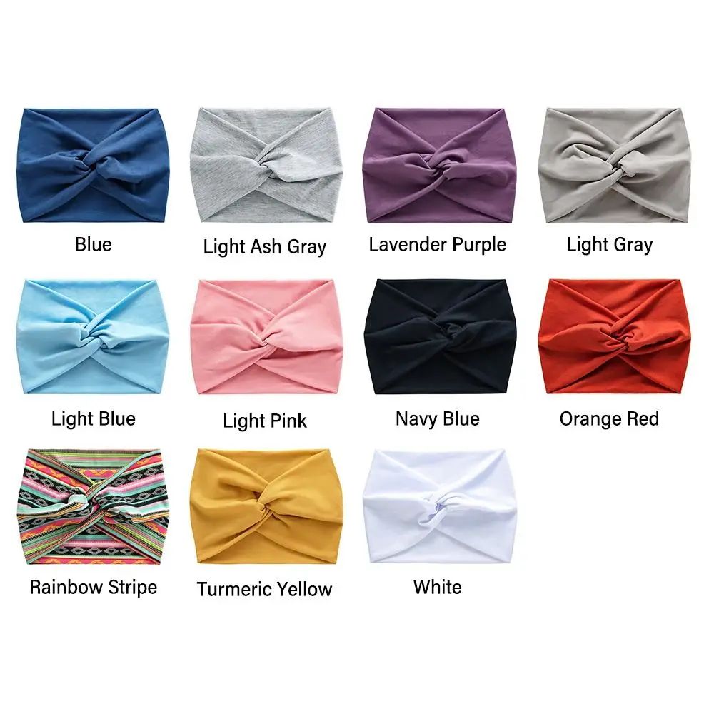 Hair Accessories Twisted Extra Large Thick Wide Headbands Tu - 图2