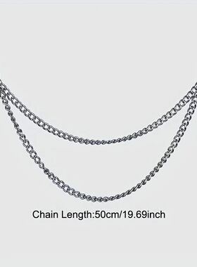 Men's And Women's Simple And Fashionable Casual Pants, Chain