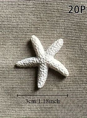 20pcs Versatile Resin Starfish Decorations - Perfect for Wed