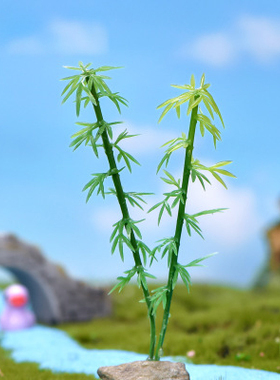 微景观竹子仿真创意园艺装饰品
